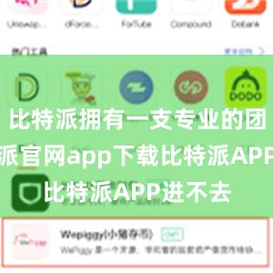 比特派拥有一支专业的团队比特派官网app下载比特派APP进不去