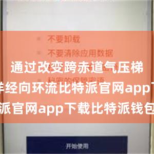 通过改变跨赤道气压梯度和大洋经向环流比特派官网app下载比特派钱包