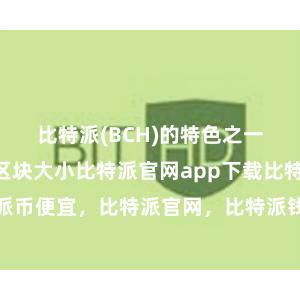 比特派(BCH)的特色之一是8MB的区块大小比特派官网app下载比特派币便宜，比特派官网，比特派钱包，比特派下载